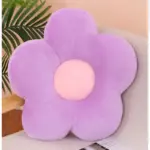 Cojín de flor de colores