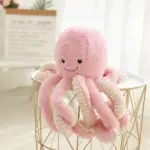 Cojín de peluche de pulpo