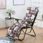 Cojín para tumbona de exterior con estampado floral