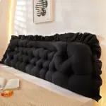 Cojín para cabecero negro