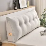 Cojín para cabecero blanco