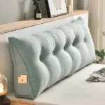 Cojín para cabecero verde