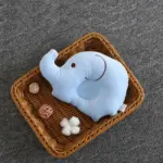 Cojín anti-cabeza plana para bebé elefante