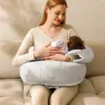 Cojín de lactancia con soporte para los brazos