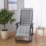 Cojín para tumbona de jardín estampado