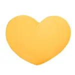 Cojín corazón de piel sintética