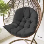 Bonito y elegante cojín para columpio en forma de huevo